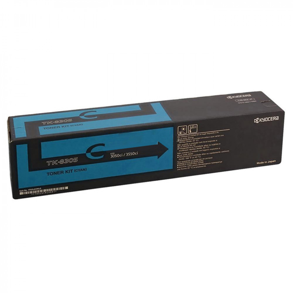 Тонер-картридж Kyocera TK-8305C для МФУ TASKalfa 3050ci голубой (1T02LKCNL0) (Original)