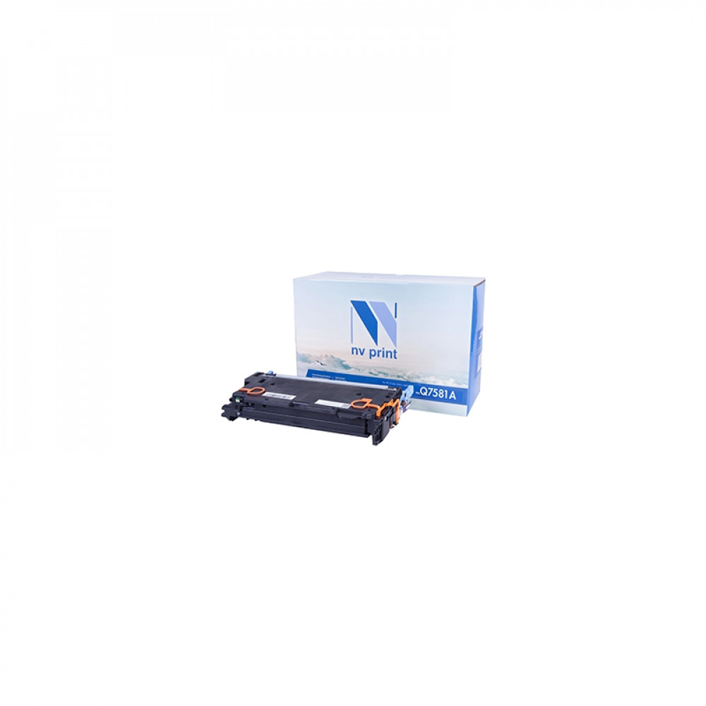 Картридж NV Print для HP Q7581A Cyan для LaserJet Color CP3505/3800 (6000k) (NV-Q7581AC)