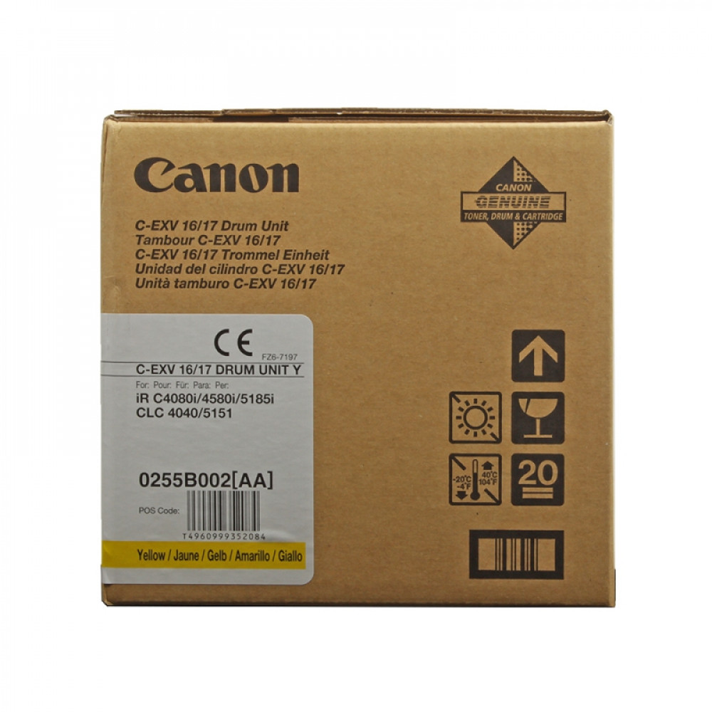 Фотобарабан Canon С-EXV16/GPR20/21 для iRC/CLC Yellow (0255B002AA)