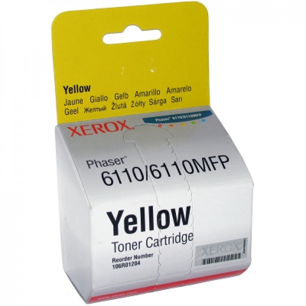 Картридж Xerox 106R01204 Phaser 6110 Yellow 1K