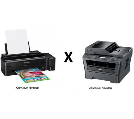 Чем отличается лазерный принтер от струйного?